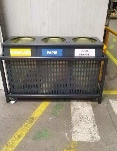 industrijski smetnjaki + cevni okvir